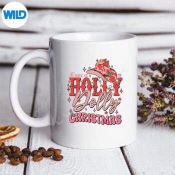 Christmas Have A Holly Christmas Jolly Cowgirl Xmas Digital Download 5 ChristmasHaveAHollyChristmasJollyCowgirlXmasmug