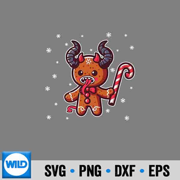 ChristmasKrampusGingerbreadManChristmasPajamaXmas