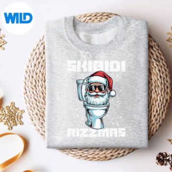 ChristmasSkibidiRizzmasToiletXmasMemesweater