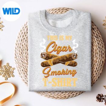 Cigar Smoking Cigar Smoker Vintage Digital Design 4 CigarSmokingCigarSmokerVintagesweater