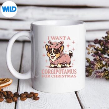 CorgipotamusTriColorCorgiChristmasPajamaCostumemug