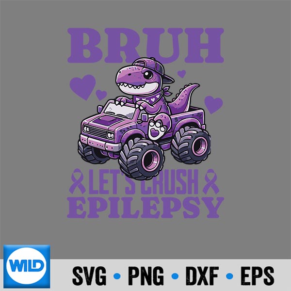 Crush Epilepsy Awareness For Bruh Monster Truck SVG PNG 6 CrushEpilepsyAwarenessForBruhMonsterTruck