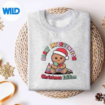 CuteGingerbreadEarlyInterventionistVintagesweater