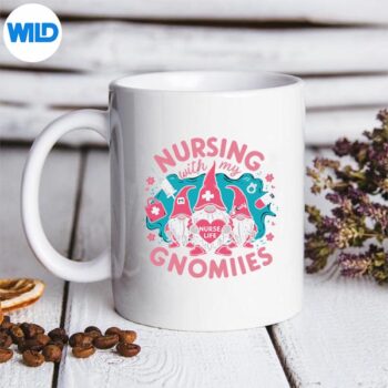 Cute Nursing With My Gnomies Gnome Nurse Life Valentines Day SVG PNG Digital Download 5 CuteNursingWithMyGnomiesGnomeNurseLifeValentinesDaymug