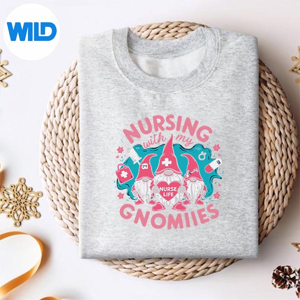 Cute Nursing With My Gnomies Gnome Nurse Life Valentines Day SVG PNG Digital Download 2 Cute Nursing With My Gnomies Gnome Nurse Life Valentines Day SVG PNG Digital Download - Image 2