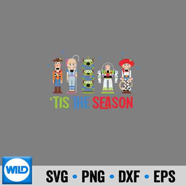 Disney And Pixars Toy Story Christmas Holiday Nutcrackers SVG Cut File