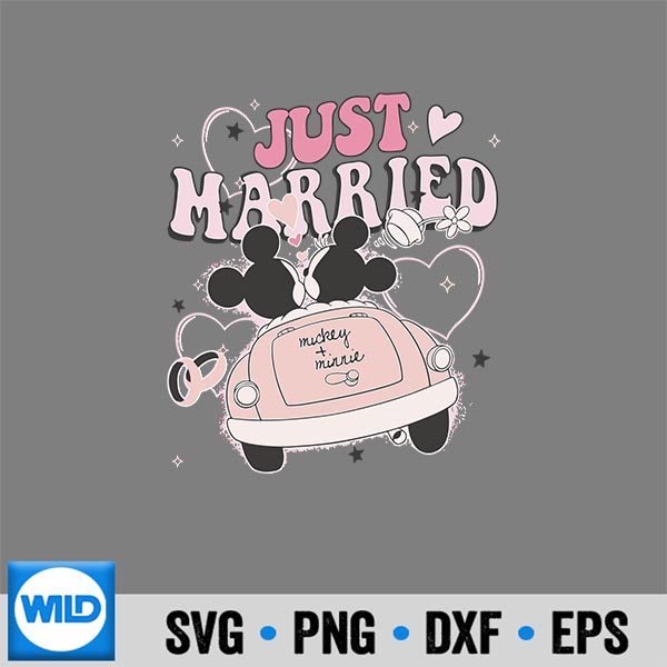 DisneyMickeyFriendsJustMarriedMickeyMinnieLove