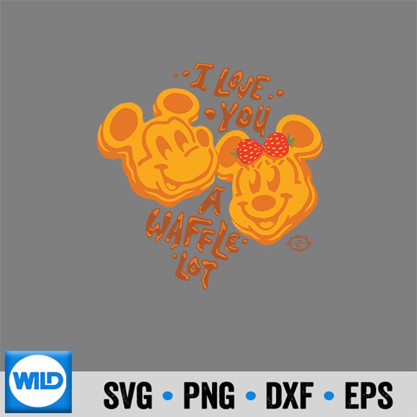 DisneyMickeyMinnieLoveYouAWaffleLotValentinesDay