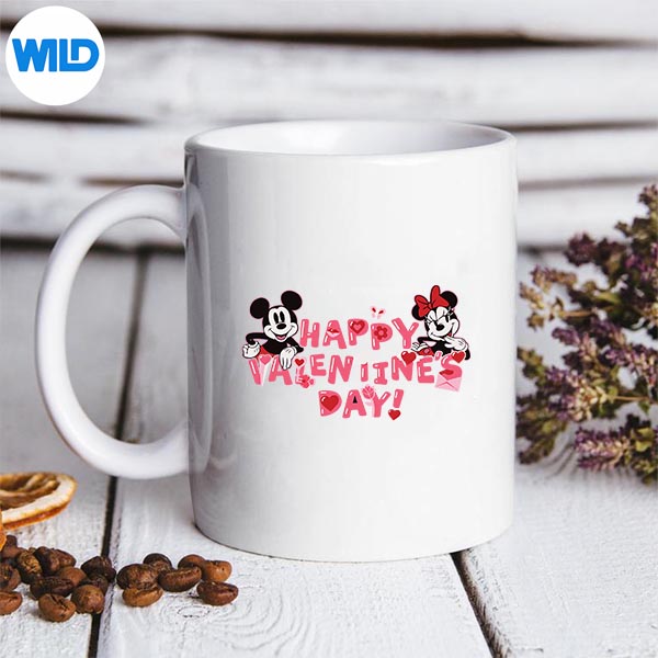 Disney Mickey Mouse And Minnie Mouse Happy Valentines Day Cut File 3 Disney Mickey Mouse And Minnie Mouse Happy Valentines Day Cut File - Image 3