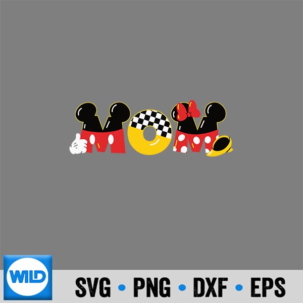 Disney Mickey Mouse Minnie Mouse Mom Mothers Day SVG Cut File 1 Disney Mickey Mouse Minnie Mouse Mom Mothers Day SVG Cut File