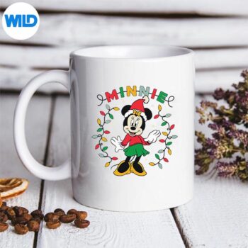 DisneyMinnieMouseMerryChristmasOrnamentsPortraitmug