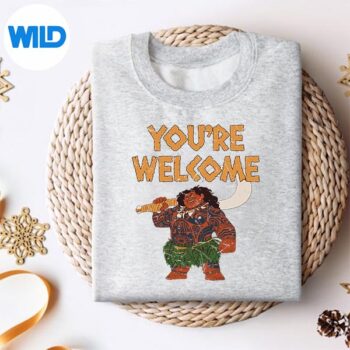 DisneyMoanaMauiConfidentPoseYoureWelcomeRetrosweater