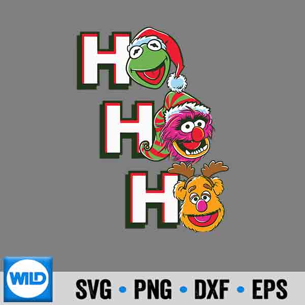 DisneyTheMuppetsChristmasKermitAnimalFozzieHoHoHo
