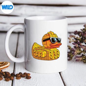 DuckBrickMasterBuilderBlockBuildingBrickBuildermug