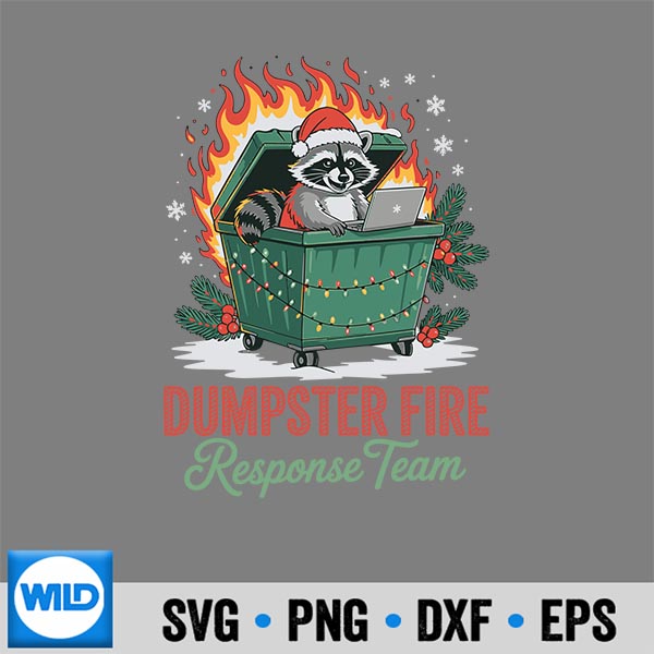 DumpsterFireResponseTeamLeaderChristmas