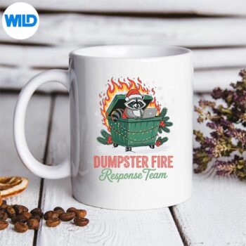 DumpsterFireResponseTeamLeaderChristmasmug