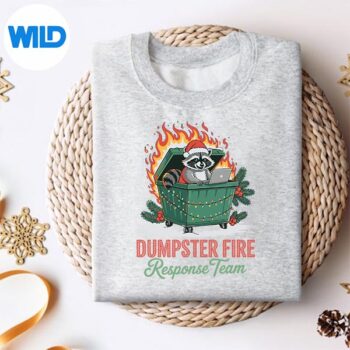 DumpsterFireResponseTeamLeaderChristmassweater