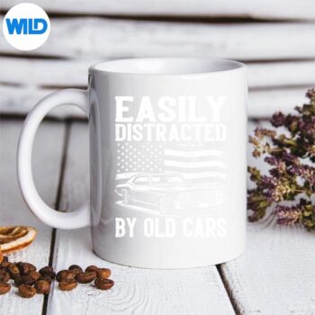 EasilyDistractedByOldCarsVintagemug