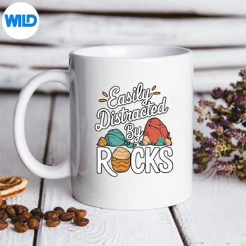 EasilyDistractedByRocksGeologistStonesLoverJokemug