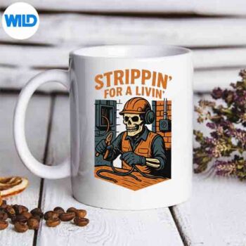 ElectritianWithASkeletonVintagemug