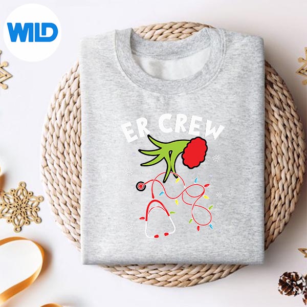 Emergency Room Christmas Er Crew Nurse Xmas Holiday Nursing SVG PNG Digital Design 2 Emergency Room Christmas Er Crew Nurse Xmas Holiday Nursing SVG PNG Digital Design - Image 2