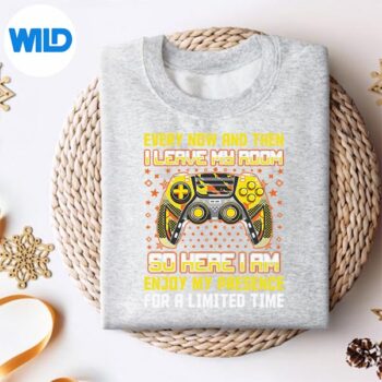 Every Now And Then I Leave My Room Gamer Gaming SVG PNG Digital Download 4 EveryNowAndThenILeaveMyRoomGamerGamingsweater