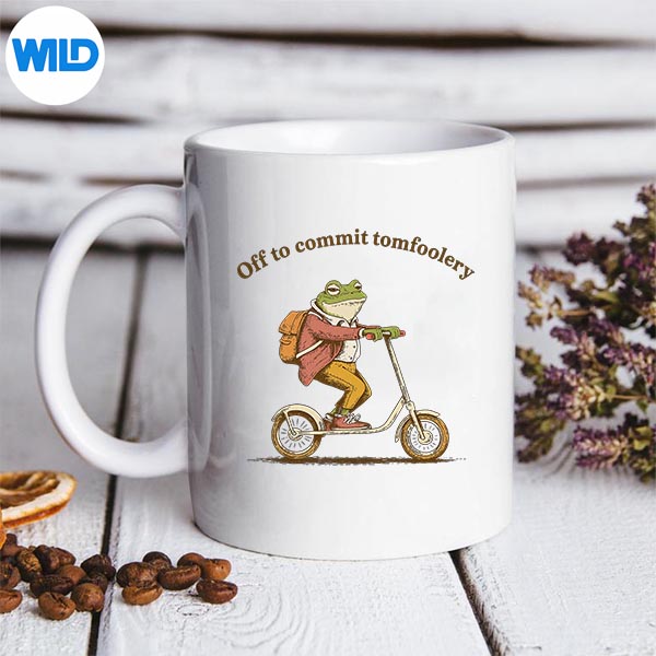 Frog Toad Cottagecore Off To Commit Tomfoolery SVG PNG Download 3 Frog Toad Cottagecore Off To Commit Tomfoolery SVG PNG Download - Image 3