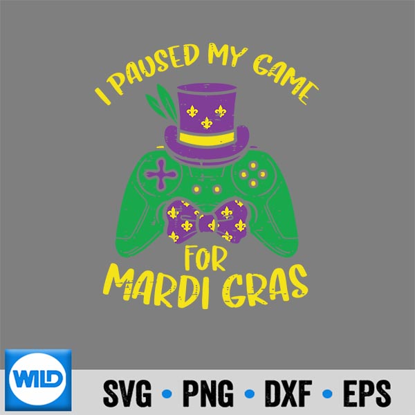 GamerPausedMyGameMardiGrasGamingYouth