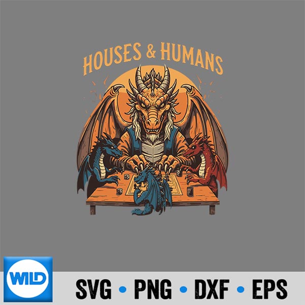 Gaming Houses And Humans Rpg Parody Gamer SVG PNG Digital Download 6 GamingHousesAndHumansRpgParodyGamer