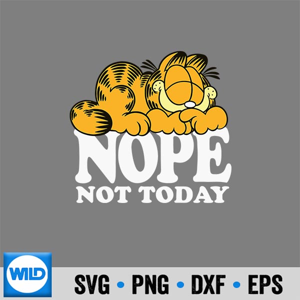 GarfieldNopeNotTodayLazyCat