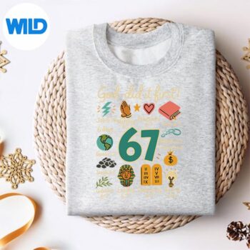 GodDidItFirst67BibleVerseChristianFaithsweater
