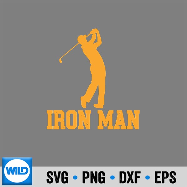 Golf Iron Man Swing Action Retro Distressed Digital Download 6 GolfIronManSwingActionRetroDistressed