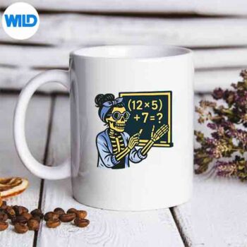 HalloweenTeacherSixSevenMeme67SkeletonSpookyCostumemug