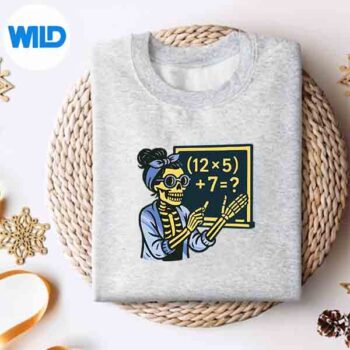 HalloweenTeacherSixSevenMeme67SkeletonSpookyCostumesweater