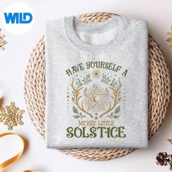 HaveYourselfAMerryLittleSolsticeYulePaganChristmassweater