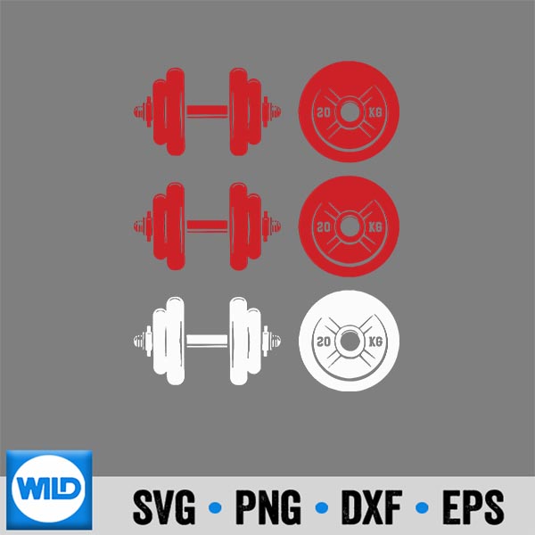 Ho Ho Ho Dumbbell Christmas Weightlifting Gym Workout Cut File 6 HoHoHoDumbbellChristmasWeightliftingGymWorkout