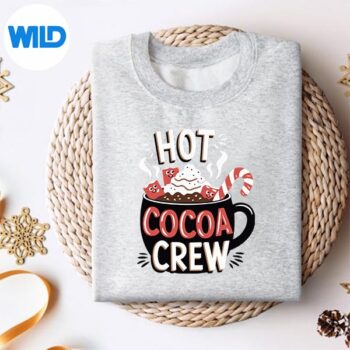Hot Cocoa Crew Cozy Winter Holiday Team Vector Design 4 HotCocoaCrewCozyWinterHolidayTeamsweater