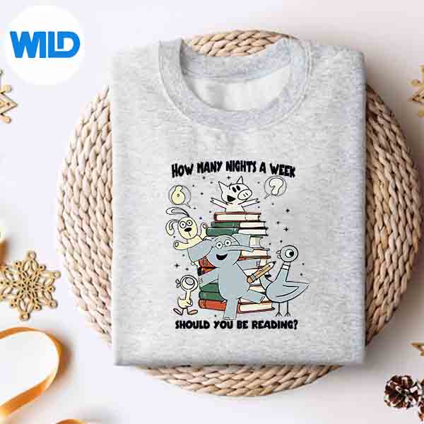 How Many Nights A Week Should You Be Reading 67 Silhouette SVG PNG Cut File 2 How Many Nights A Week Should You Be Reading 67 Silhouette SVG PNG Cut File - Image 2