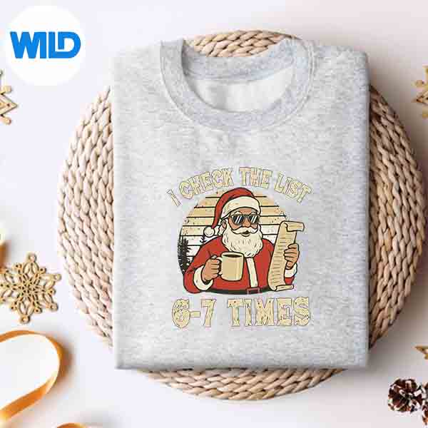 I Check The List 67 Times Santa PNG SVG for Cricut 2 I Check The List 67 Times Santa PNG SVG for Cricut - Image 2