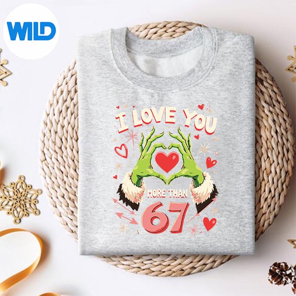 I Love You More Than 67 Valentine Meme Silhouette SVG PNG 2 I Love You More Than 67 Valentine Meme Silhouette SVG PNG - Image 2