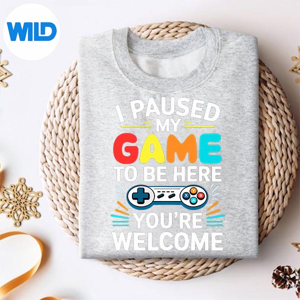 I Paused My Game To Be Here Video Gamer SVG PNG 2 I Paused My Game To Be Here Video Gamer SVG PNG - Image 2