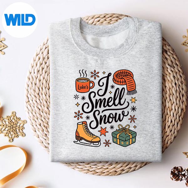 I Smell Snow Cute Christmas Winter Vibes Lovers SVG PNG Digital Design 2 I Smell Snow Cute Christmas Winter Vibes Lovers SVG PNG Digital Design - Image 2