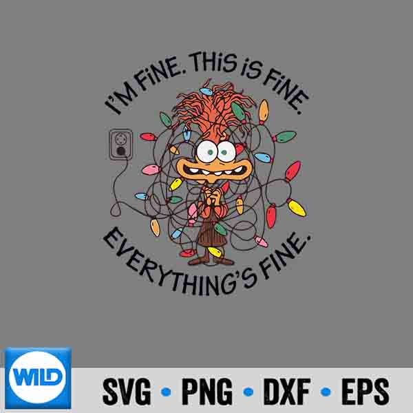 Im Fine Everything Is Finetal Health Christmas SVG Cut File 6 ImFineEverythingIsFinetalHealthChristmas