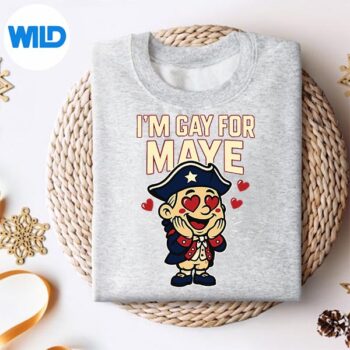 ImGayForMayeHeartsMascotsweater