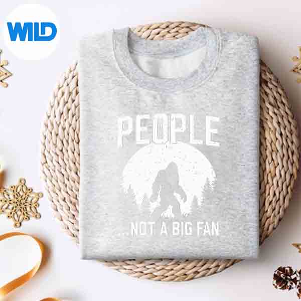 Introvert Bigfoot People Not A Big Fan Dad Joke PNG SVG for Cricut 2 Introvert Bigfoot People Not A Big Fan Dad Joke PNG SVG for Cricut - Image 2