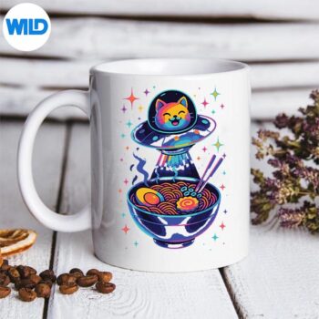 JapaneseAnimeKawaiiCatRamenUfoCutemug