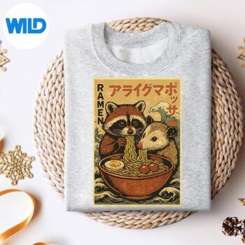 JapaneseRamenNoodleEatingRaccoonPossumsweater