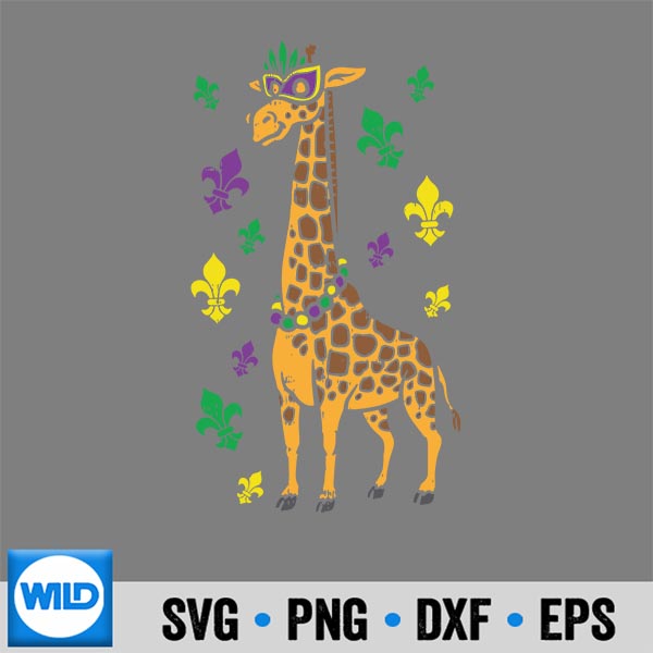 JesterGiraffeAnimalLoverCuteMardiGrasCarnival