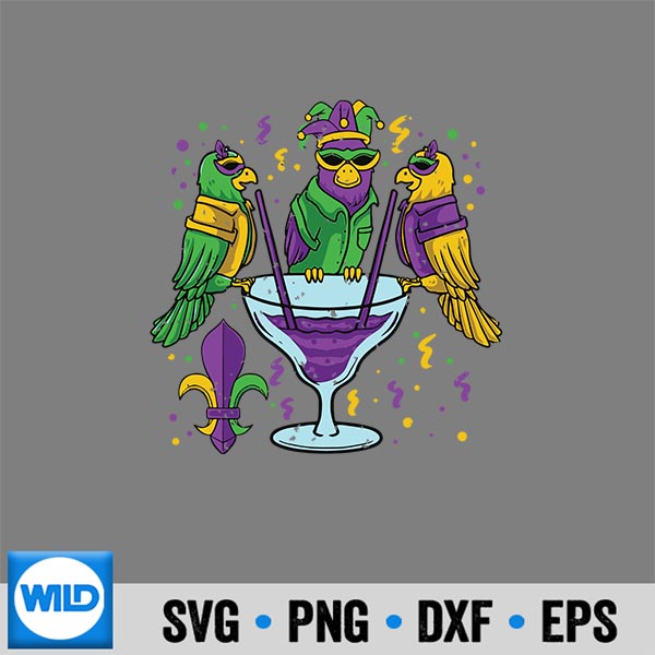 JesterParrotMasqueradePartyMardiGrasCarnivalParade