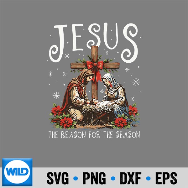 JesusIsTheReasonForTheSeasonChristmasXmasChristian